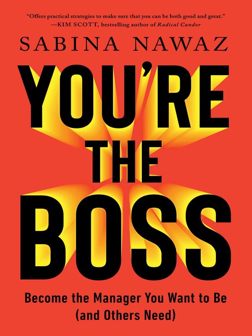 Title details for You're the Boss by Sabina Nawaz - Wait list
